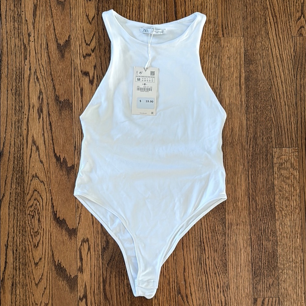 Zara Classic White Bodysuit